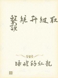 系统升级取液小说