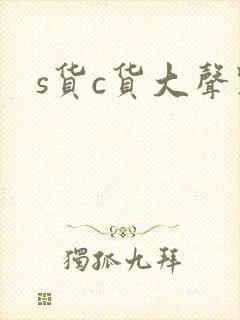 s货c货大声点