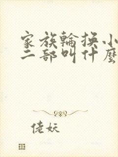 家族轮换小说第二部叫什么名字