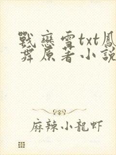 战恋雪txt凤舞原著小说