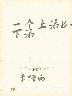 一个上添B一个下添