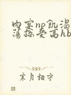 肉宴np饥渴放荡总受高hbl封面