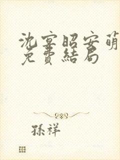 沈宴昭安萌全文免费结局