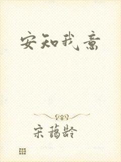 安知我意封面