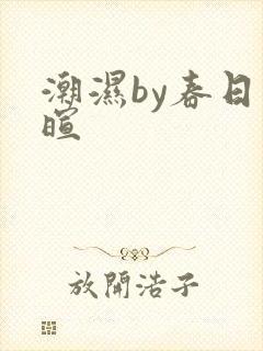 潮湿by春日负暄封面