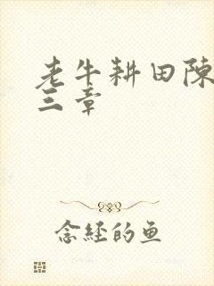 老牛耕田陈雪第三章