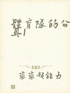 体育队的公用玩具1