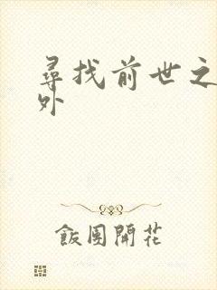 寻找前世之旅番外封面