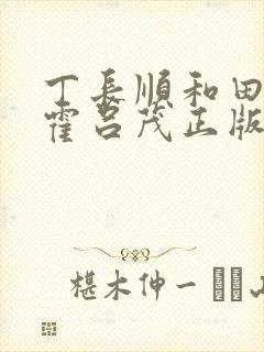 丁长顺和田晓兰霍吕茂正版封面