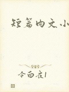 短篇肉文小说