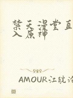 禁天漫堂直接进入原神