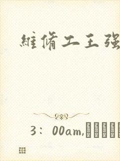 维修工王强张婷封面