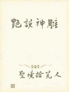 艳说神雕封面
