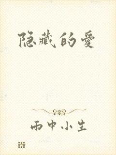 隐藏的爱封面