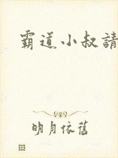 霸道小叔请轻撩