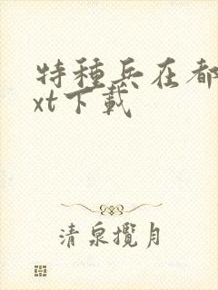 特种兵在都市txt下载