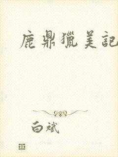 鹿鼎猎美记封面