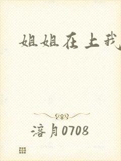 姐姐在上我在下