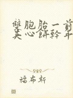 双胞胎一前一后夹心饼干年下