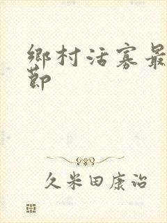 乡村活寡最新章节