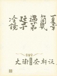 冷廷遇简夏对着镜子第几章封面