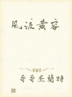 风流黄容封面