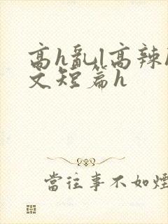 高h乱l高辣h文短篇h封面