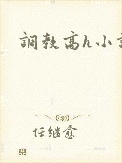 调教高h小说封面