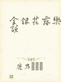 金银花露乐可小说封面