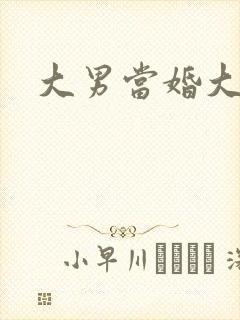 大男当婚大结局封面