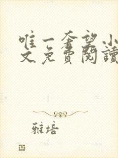 唯一奢望小说全文免费阅读