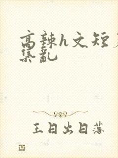 高辣h文短篇合集乱封面