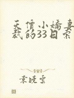 天价小娇妻,总裁的33日索情全文免费