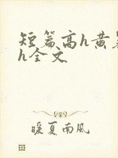 短篇高h黄暴辣h全文