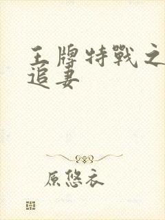 王牌特战之军少追妻