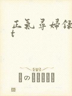 正气寻妇录txt封面