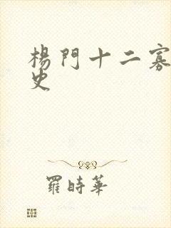 杨门十二寡妇艳史封面