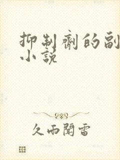 抑制剂的副作用小说封面