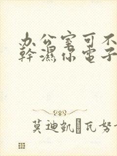 办公室可不可以干湿你电子书封面