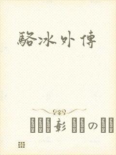 骆冰外传
