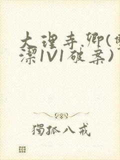 大理寺.卿(双洁1V1破案)