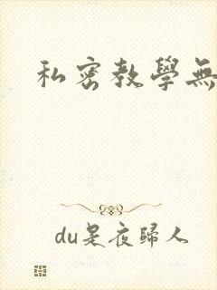 私密教学无删减封面