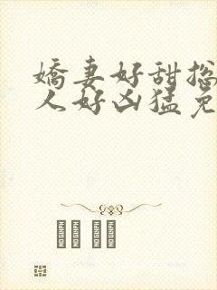 娇妻好甜总裁大人好凶猛免费小说封面