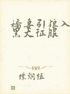 娇妻引狼入室被黑大征服