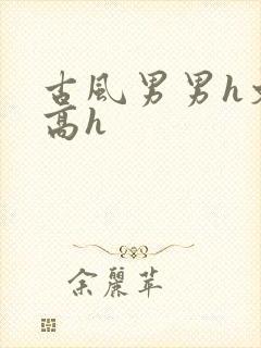 古风男男h文肉高h封面