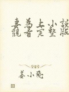 妻为上小说免费观看完整版笔趣阁