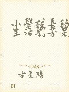 小学校长的幸福生活刘芳是谁