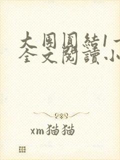 大团圆结1一6全文阅读小说