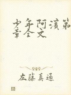 少年阿滨第13章全文