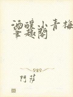 酒酿小青梅po笔趣阁